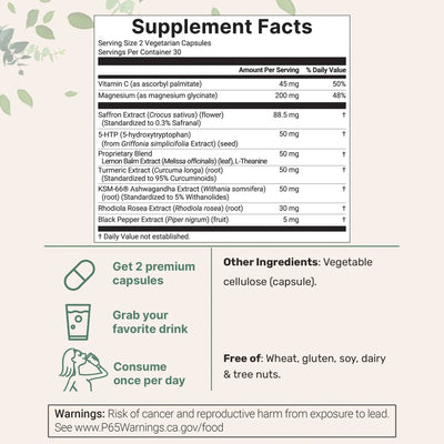 Marra Saffron+ Advanced Capsules - Marra