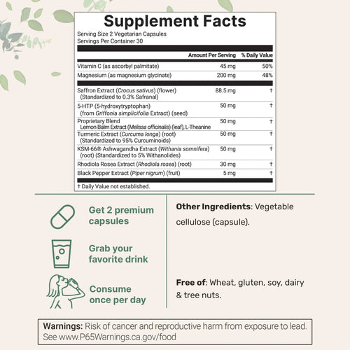 Marra Saffron+ Advanced Capsules