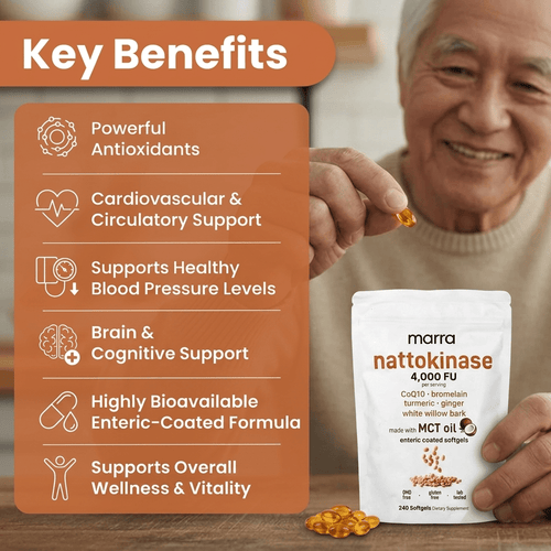 Nattokinase 4,000 FU Equivalent with MCT Oil