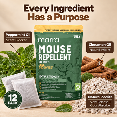 Marra Mouse Repellent Pouches (12 Pack)