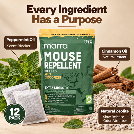Marra Mouse Repellent Pouches (12 Pack)