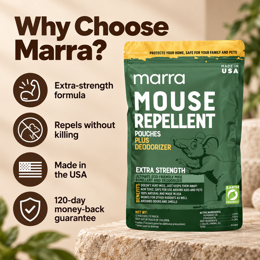 Marra Mouse Repellent Pouches (12 Pack)