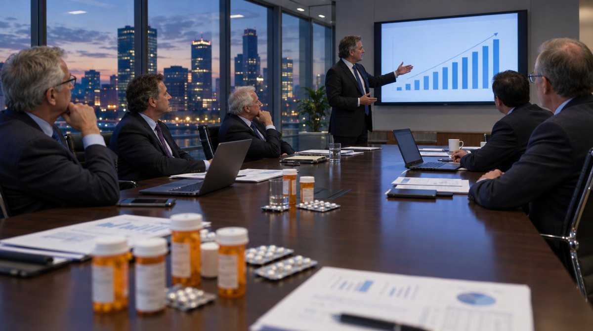 Illustrative business meeting